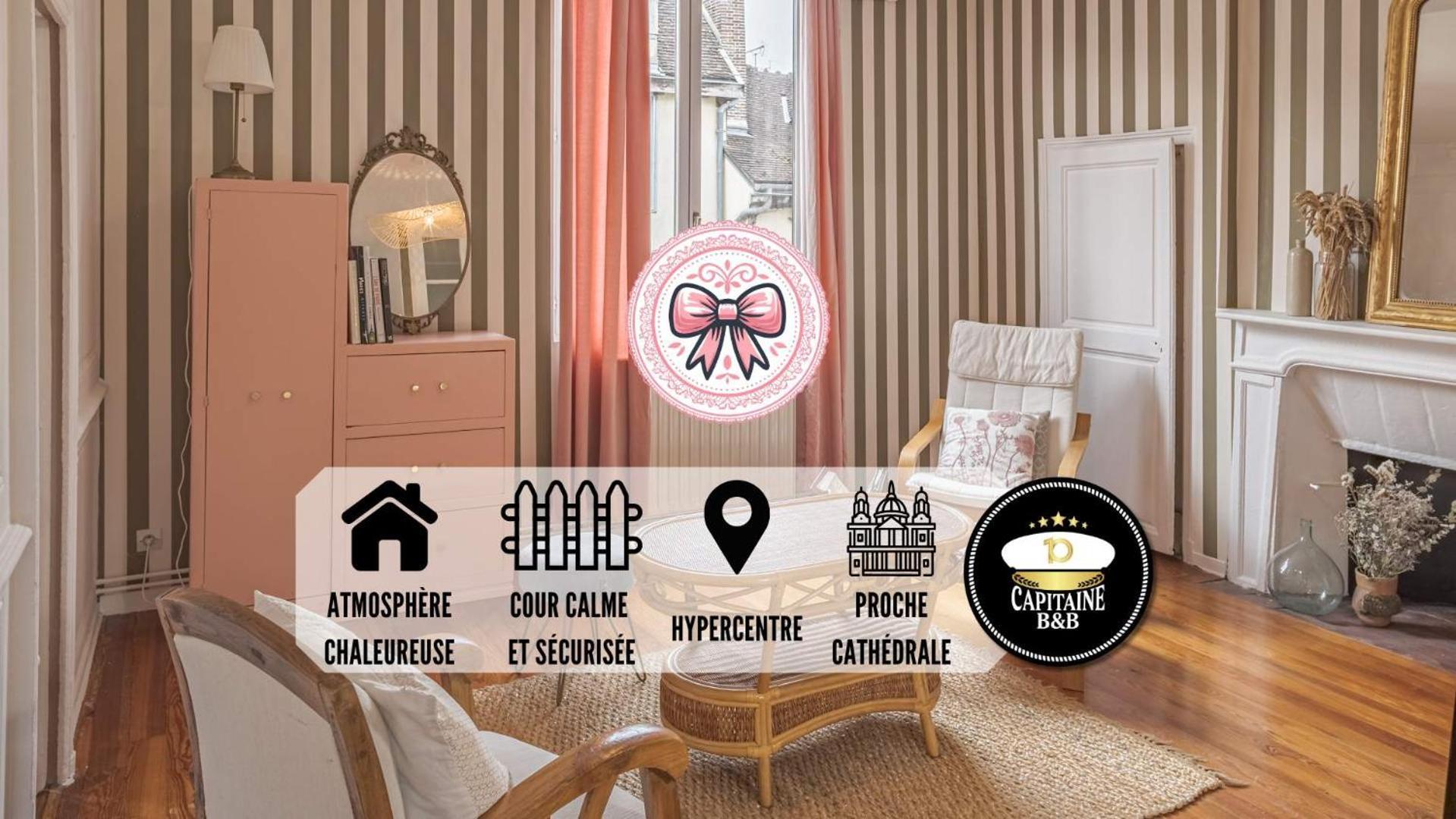 Apartament L'Ecrin De Charme Troyes Zewnętrze zdjęcie